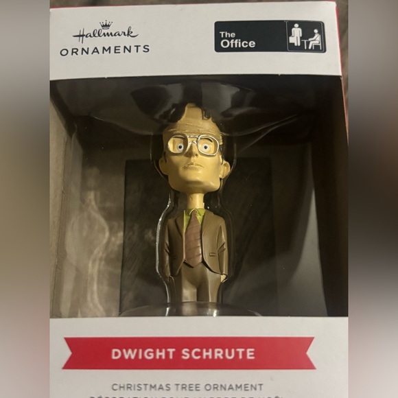 The Office Dwight Schrute Hallmark Christmas Tree Ornament New in Box - Picture 2 of 4